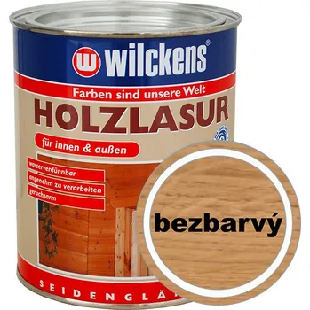 Lak na dřevo Německá vodouředitelná lazura WILCKENS Holzlasur Barva: Bezbarvá/ transparentní (Farblos), Balení: 750 ml