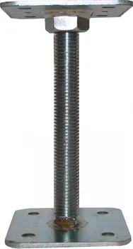 Tesařské kování Hašpl Patka pilíře 110 x 110 x 330 mm M24
