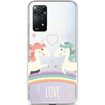 Pouzdro na mobilní telefon Kryt Xiaomi Redmi Note 11 Pro silikon Unicorn Love (obal neboli pouzdro na Xiaomi Redmi Note 11 Pro)