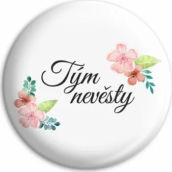 Placka Tým nevěsty orchideje