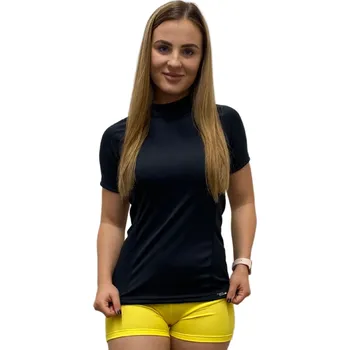 SILUET NANO triko krátký rukáv .dámské .L .černá