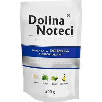 Krmivo pro psa DOLINA NOTECI PREMIUM treska s brokolicí kapsička pro psy 500 g