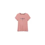 Smartwool W MERINO SPORT 150 DRAGONFLY SUMMIT SS GRAPHIC TEE light mahogany heather