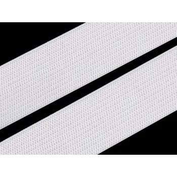 Pruženka šíře 15 mm galonová bílá POL, barva Bílá