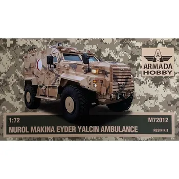 Plastikový model Armada Hobby 1/72 Nurol Makina Eyder Yalcin Ambulance (resin)