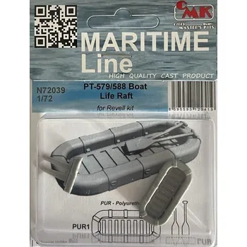 Plastikový model CMK 1/72 PT-579/588 Boat Life Raft (REV)