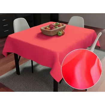 ubrus Dekorační čtvercový ubrus Rongo RG-046 Neonově růžový 60x60 cm