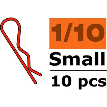 RC náhradní díl Revtec Sponka karosérie malá 45° modrá (10) - expresní doprava