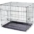 klec pro psa GOC Kovová klec skládací černá 70 x 50 x 59 cm