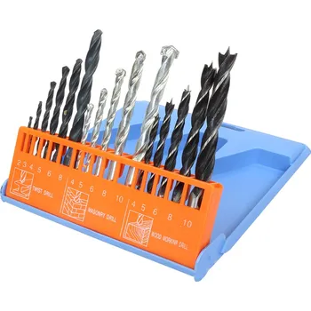 Vrták Slovakia Trend vrtáky spirálové do kovu, zdiva a dřeva, sada 16 dílů - 100-06200