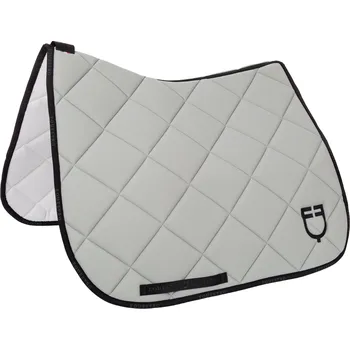 EQUESTRO Dečka podsedlová GP Logo Equestro, drezurní, light green/black PONY