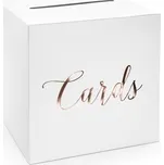 PartyDeco Box na přání Rosegold