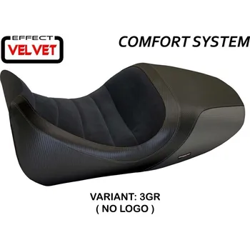 Moto sedlo TPZ Italia Potah sedla Ducati Diavel (14-18) Imola 1 velvet comfort model potah sedla: bez loga 4RD (red)