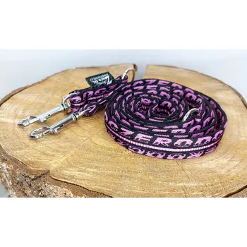 Vodítko pro psa Vodítko jednobarevné ROYAL (FOX 2m, růžová)