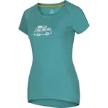 OCUN Classic T Raglan Auto - Dámské lezecké tričko Barva: Green Porcelain, Velikost: M