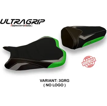 Moto sedlo TPZ Italia potah sedla Kawasaki Ninja ZX 6 R (09-12) Cracovia special color ultragrip model potah sedla: bez loga 3GRG (grey-green)