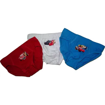 Chlapecké slipy s autem Cars balené p 3ks. 92 - 98