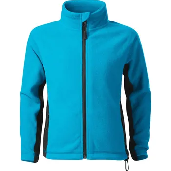 Chlapecká bunda Malfini Frosty Dětská fleece bunda 529 tyrkysová 158