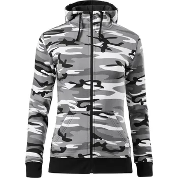 Dámská mikina Malfini Camo Zipper Dámská mikina C20 camouflage gray XL