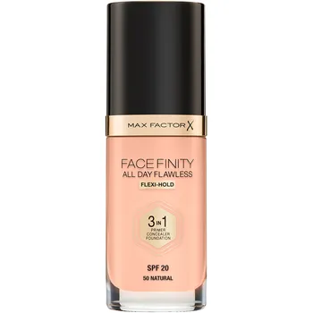 Max Factor Facefinity All Day Flawless 3in1 dlouhotrvající make-up SPF20 30 ml, 50 Natural