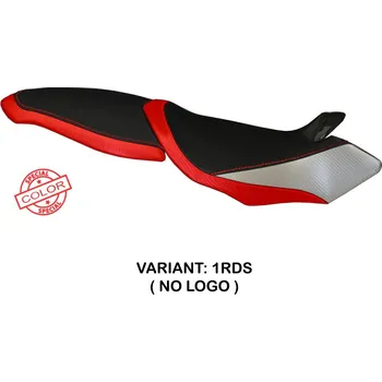 Moto sedlo TPZ Italia Potah sedla MV Agusta Brutale 990R / 1078RR / 1090RR Nami special color model potah sedla: s logem 1RDS (red-silver)