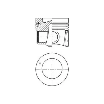 Motor automobilu Píst KOLBENSCHMIDT 41271600