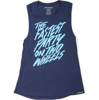Dámské tričko Fasthouse Red Bull Day In The Dirt Down South Fastest Party Muscle Tank Navy Velikost: S