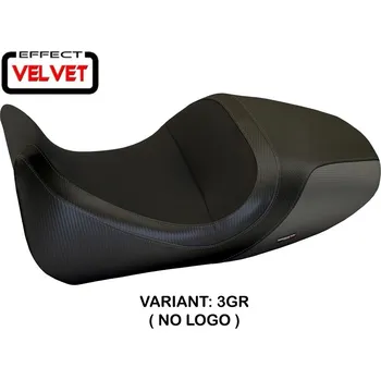 Moto sedlo TPZ Italia Potah sedla Ducati Diavel (14-18) Imola 1 velvet model potah sedla: s logem 6RD (red)