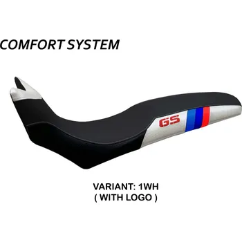Moto sedlo TPZ Italia Potah sedla BMW F 700/800 GS (08-18) Barone Anniversary comfort model potah sedla: s logem 5BL (black)