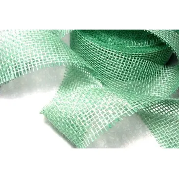 Stuha Stuha jutová 40 mm - mátová - 1m