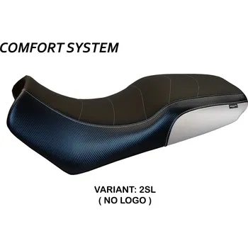 Moto sedlo TPZ Italia Potah sedla Suzuki V-Strom 650 DL (04-11) Melito comfort model potah sedla: bez loga 3WH (white)
