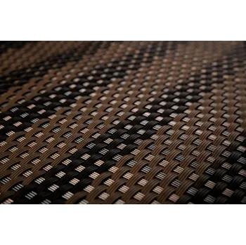 Květináč Ratanový květináč se samozavlažováním 125x43cm Barva: Hnědá a černá mix