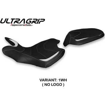 Moto sedlo TPZ Italia potah sedla MV Agusta Turismo Veloce Zuata (21-24) ultragrip model potah sedla: bez loga 1WH (white)