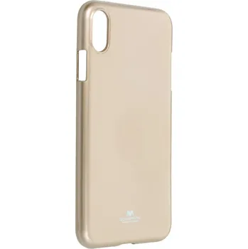 Náhradní kryt pro mobilní telefon Kryt Jelly Case Mercury iPhone XS Max - zlatý