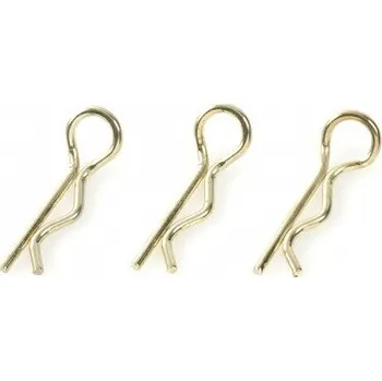 RC náhradní díl Revtec Sponka karosérie 1:8 malá zahnutá zlatá (10) - expresní doprava