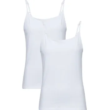 MEXX Dámský top se špagetovými ramínky, 2 kusy (XL, bílá)