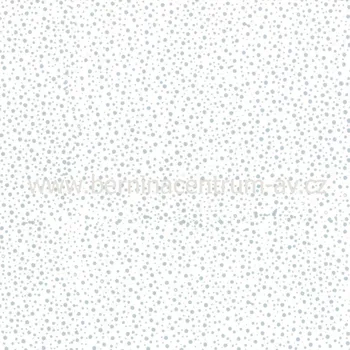 Hoffman 3019-125 bali batika puntík modrá bavlněná látka patchwork