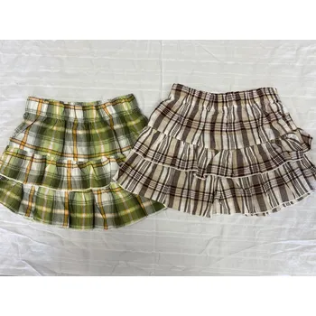 Dívčí sukně Dívčí sukně kostičkovaná, velikost 140, Barva jako na obrázku 2, Složení materiálu 100% Bavlna