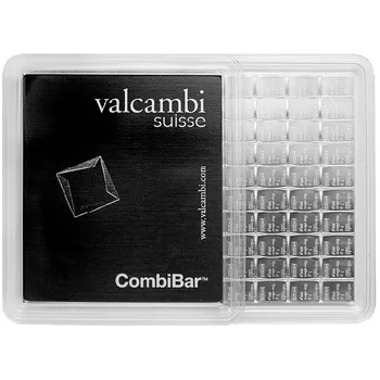 Valcambi Combi Bar investiční stříbrný slitek 100x 1 g