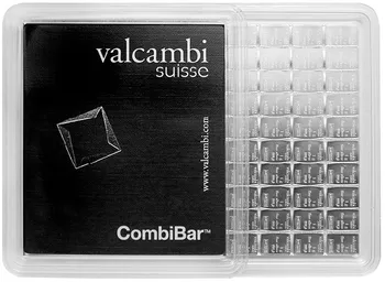 Valcambi Combi Bar investiční stříbrný slitek 100x 1 g