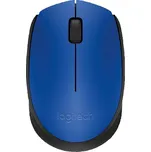 Logitech myš M171/ Bezdrátová/ Optická/ 1000dpi/ USB přijímač/ modrá