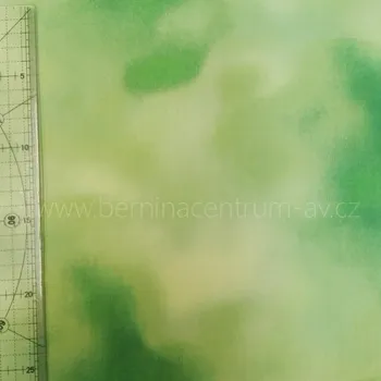 Stof 6200-675 zelená bavlněná látka patchwork