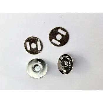 Sada Zapínání tašek magnet 18mm stříbrné