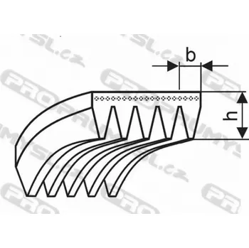 Autodíl Řemen víceklínový 5 PH 886 (349-H) optibelt RB