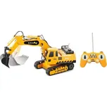 RC bagr 1/20 - 6 funkcí - na dálkové ovládání
