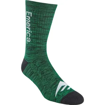 Pánské ponožky emerica Pánské ponožky static crew socks black/green