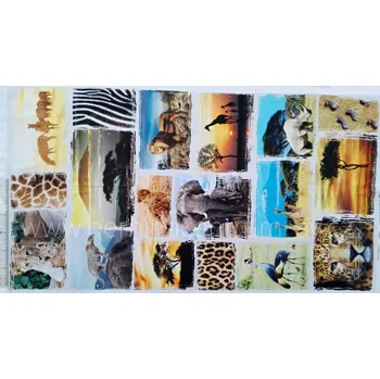 Hoffman 999-155 AFRIKA panel vícebarevná bavlněná látka patchwork