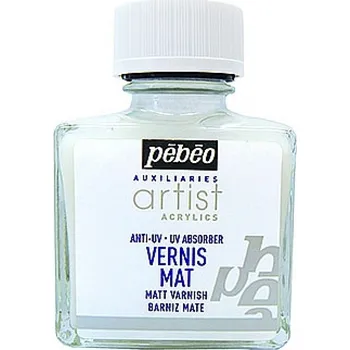 Výtvarná barva Pébéo Matný lak vodou ředitelný pro akryl. barvy 75 ml, anti-UV