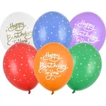 PartyDeco Narozeninové balónky mix 6 ks