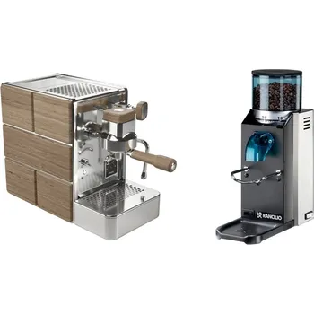Kávovar Stone Espresso Mine Premium Wood + Rancilio Rocky Doserless
